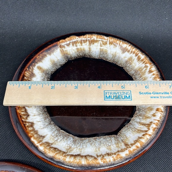 Pfaltzgraff Vintage Gourmet Brown Drip Salad Plates - Picture 5 of 5
